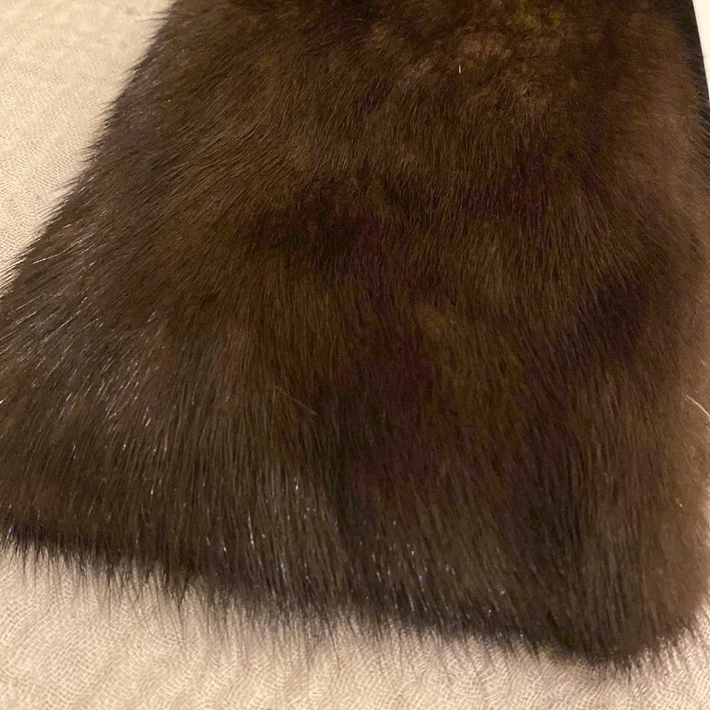 THE CASHMERE PROJECT Brown Fur BAG . New